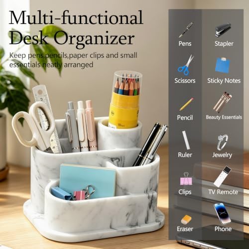 Aesthetic Desk Organizer,Pen Holder for Desk,Modern Office Desk Accessories - Image 7