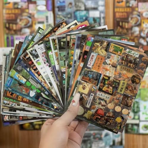 Japanese Stickers Book for Journaling,Retro Japanese Stickers for Planner - Image 6
