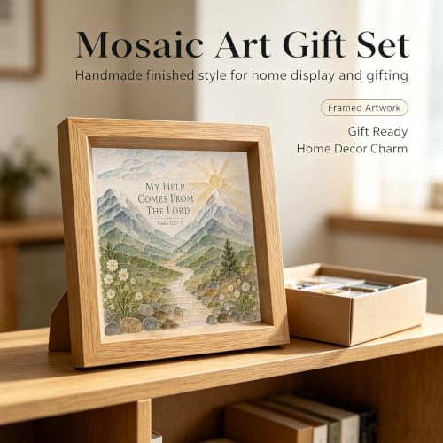 DIY Acrylic Gem Mosaic Craft Kit 8 Patterns Nature Theme Decor - Image 7
