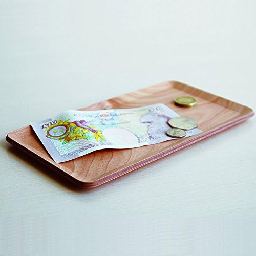 KINTO 45159 Non-Slip Tray, 8.7 x 4.7 inches (220 x 120 mm), Willow Wooden Tray - Image 3