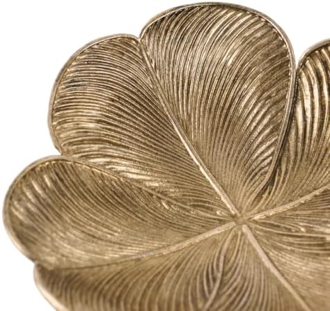 NIKKY HOME Small Jewelry Tray, Vintage Gold Jewelry Dish Tray for Dresser - Image 6