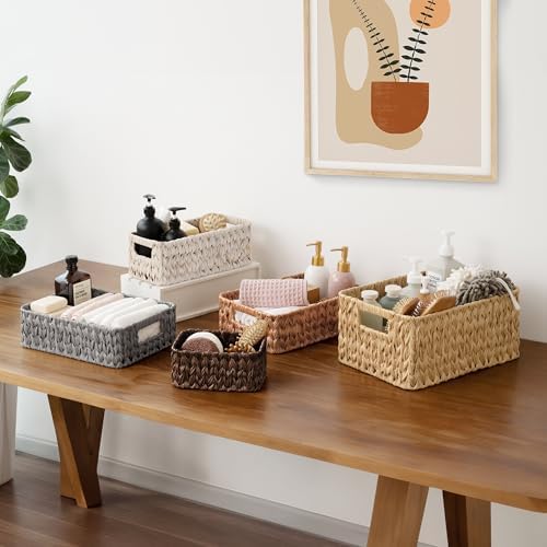 GRANNY SAYS Wicker Baskets for Shelves, Woven Wicker Basket Small - Image 7