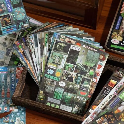 Japanese Sticker Book for Scrapbook Supplies, Japanese Stickers for Planner - Image 6