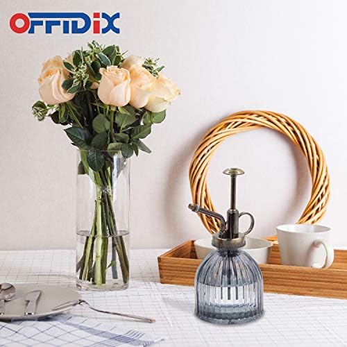 OFFIDIX Plant Mister Plant Water Spray Bottle, Vintage Style Gray 6.7 oz - Image 6