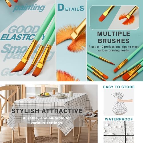 2-Pack 10''x12'' Sip and Paint Kit for Adults (with Easel), Date Night Painting Kits for Adults, Couples, Beginners, and Painting Parties | Ideal for Art Lovers and Creative Fun - Image 7