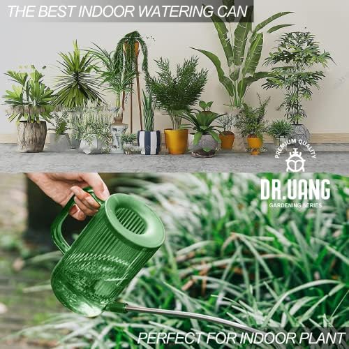 Small Watering Can Indoor Plants with Long Spout (1L, Green) - Image 7