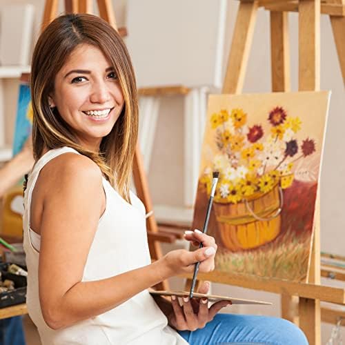 KEFF 24-Pack Canvas for Painting, 6 of 5x7, 8x10, 9x12,11x14 Painting Canvas Boards, Art Supplies for Adults & Kids - 100% Cotton Primed Canvases for Painting Acrylic, Oil, Watercolor - Image 7