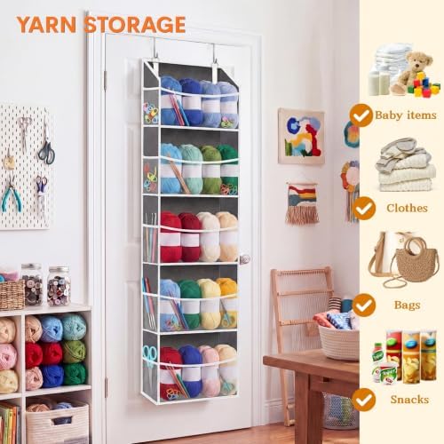 Ofiray-home 2P 5Tiers Over Door Organizer,Weekly Clothes Organizer for Kids - Image 7