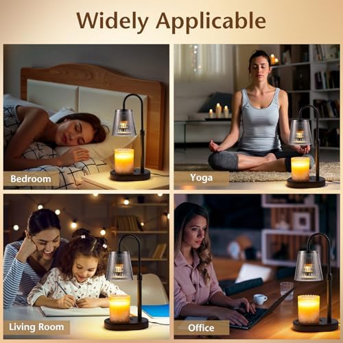Candle Warmer Lamp Adjustable Timer Electric - Electric Glass Candles Warmers - Image 2