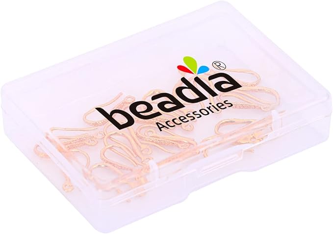 18K Gold Plated Earring Hooks 7x16mm 20pcs for Jewelry Making Findings