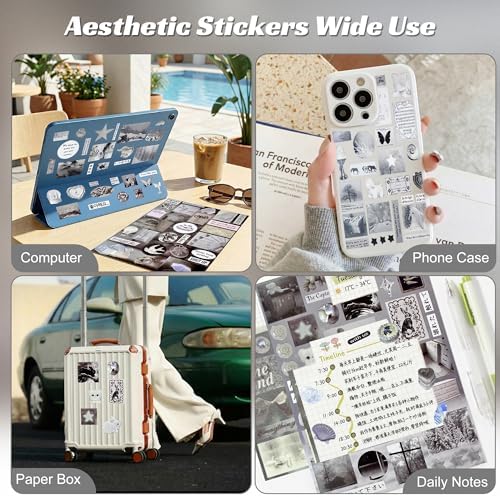 Dreamcore Sticker Book – Japanese Aesthetic Stickers for Journaling, Scrapbook, DIY Crafts, Cute Stickers for Laptop & Phone(Dreamcore 7) - Image 6