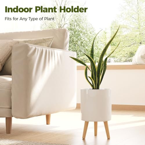 Bamworld Self Watering Pots for Indoor Plants with Water Level Indicator - Image 6