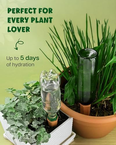 Plant Watering Devices, Self Watering Spikes, Self Watering Planter Insert, Terracotta Watering Spikes, Plant Watering Spikes, Vacation Plant Watering Devices, Water Plants While Away - Image 6