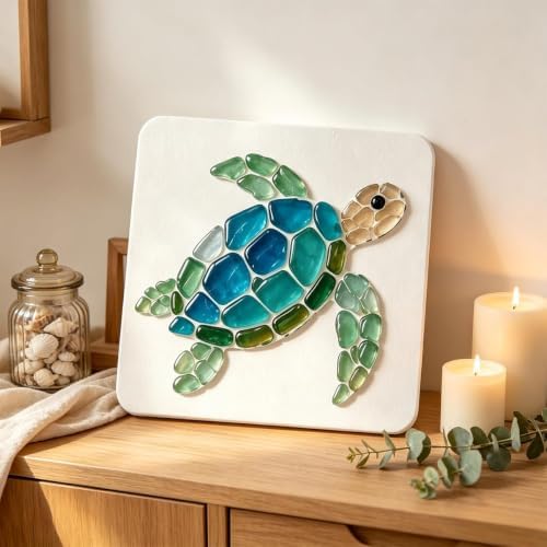 Garden Flowerpot Mosaic Art Kit Floral,Mosaic Art Kits for Adults,Style B - Image 7