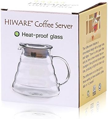 Hiware 600ml Coffee Server, Standard Glass Coffee Carafe, Coffee Pot, Clear - Image 6