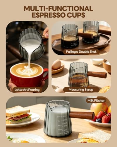 12 OZ Espresso Cups, Espresso Accessories, Espresso Shot Cups, Gray - Image 7