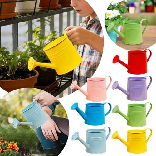 0.26 Gallon Small Watering Can, Small Modern Rustproof Indoor Watering Cans for House Plants with Sprinkler Head and Handle,Durable Decorative Lightweight Water Can for Plants for Outdoor Flower - Image 6