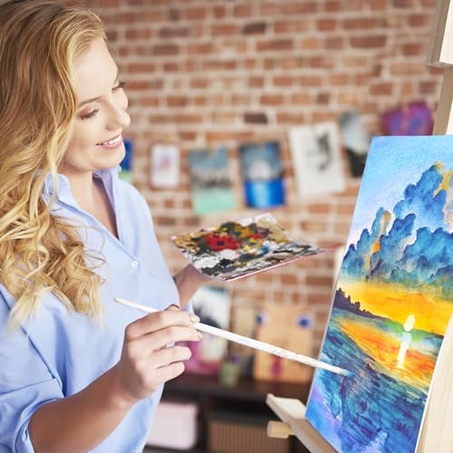 KEFF 32-Pack Bulk Canvas for Painting, 8 of 5x7, 8x10, 9x12, 11x14 Canvas Boards for Painting, Art Supplies for Adults & Kids - 100% Cotton Primed Painting Canvas for Acrylic, Oil, Watercolor, Tempera - Image 7