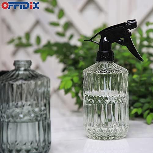 OFFIDIX Glass Spray Bottle, Plant Misters Clear 13.5 oz Adjustable Nozzle - Image 6