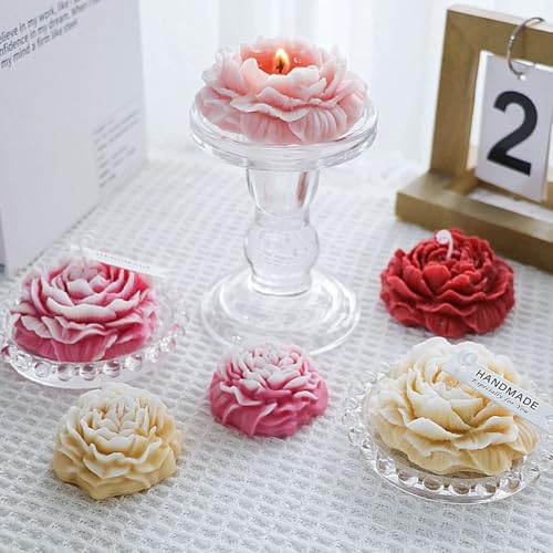 MGLIFEUL 2PCS 3D Flower Candle Making Molds Moldes de Silicona para Velas - Image 6