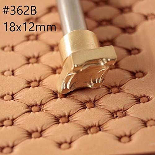 DandS ltd Sofa Leather Stamp Tool, Professional Steel Craft Tool for Leatherworking, Embossing, Carving & Stamping Leather Projects, Belts, Wallets & DIY Projects, Compatible with Mallet #362B