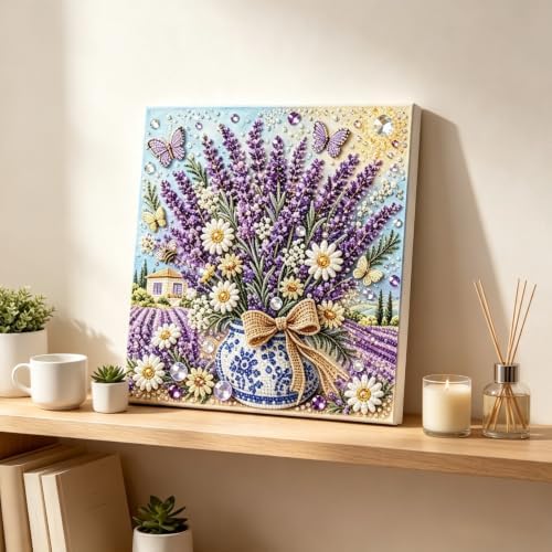 DIY Pearl Art Kit for Adults (Lavender) - Image 5