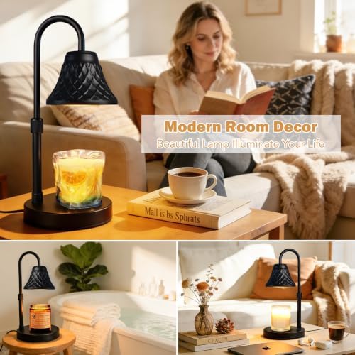 Adjustable Candle Warmer Lamp with Timer: Mothers Day Gifts Lamp fits All Candle Jar Home Decor - Wax Warmer for Scented Wax - Birthday Gifts for Women - Image 6