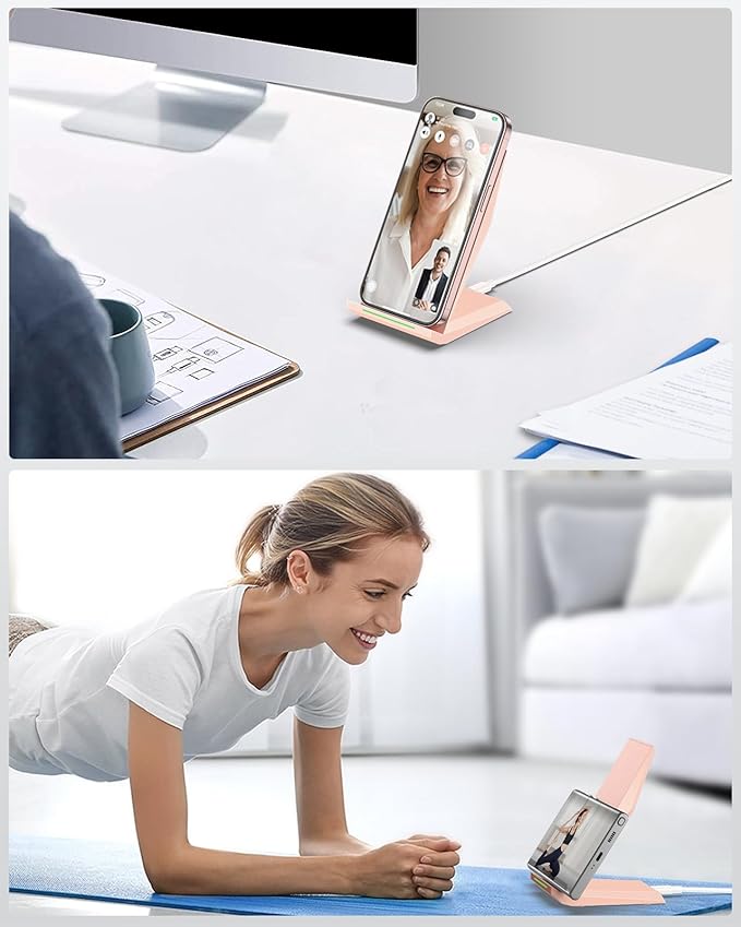 NANAMI Wireless Charger 2 Pack - Fast Wireless Charging Stand for iPhone 17/17 Air/16/16 Plus/16 Pro Max/16 Pro/15/14/13/12, Phone Charger Compatible Samsung Galaxy S25/S24/S23/S22/S21/S20,Pixel 6/5