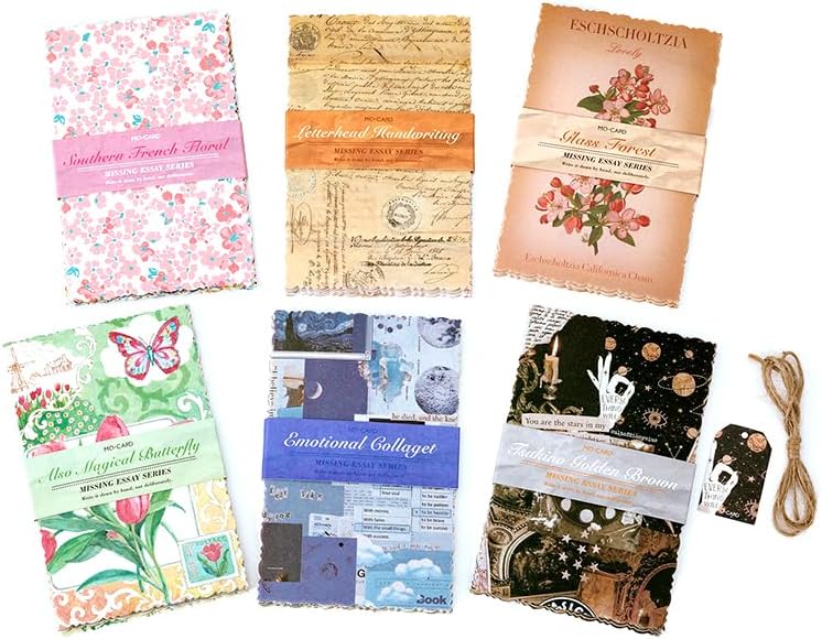 Alideco 180pcs Vintage Floral Lace Collage Scrapbooking Paper for Adults Journaling Supplies, Decorative Paper for Junk Journals (siniansuibi) - Image 7