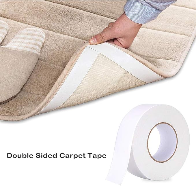 Double Sided Tape, 1 Roll 1.2" x 30 Yards Adhesive Sticky Tape for Crafts, Scrapbooking, Card Making, Gift Wrapping, DIY, Arts, Office & Home Supplies