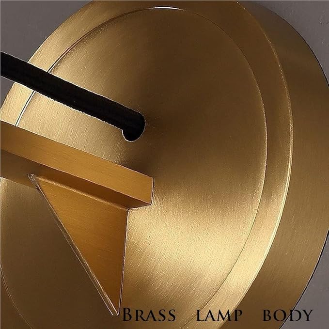 Modern Brass Wall Sconce Natural Irregular Crystal LED Wall Light Minimalist Luxury Gold Finish Wall Lamps for Bedroom Living Room Hallway Entryway Accent Lighting