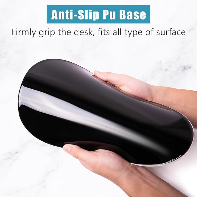 Ergonomic Mouse Pad with Wrist Support, Japanese Sakura Mouse Pad Wrist Rest Design and Non-Slip PU Base, Desktop Mousepads for Pain Relief, Desk, Computer, Office & Home, Fujiyama