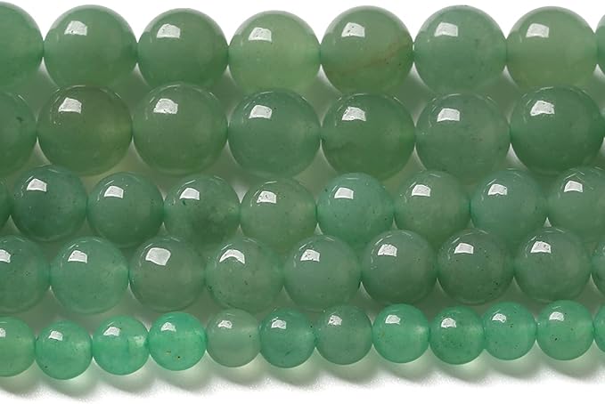 12MM 32PCS Natural Stone Green Aventurine Gemstone Loose Beads for Jewelry Making DIY Bracelet 1 Strand
