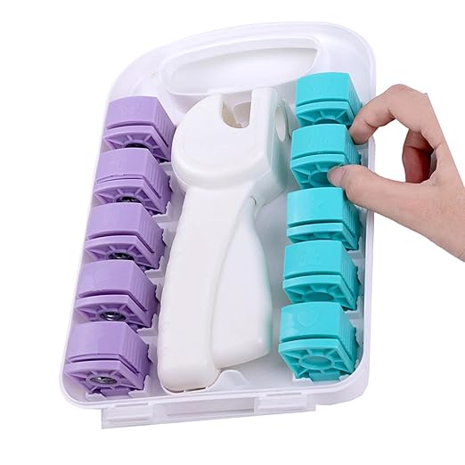 Decorative Lace Embosser Paper Hole Punches Crafting Tool for Students Professional Decorative Document Punches Tool