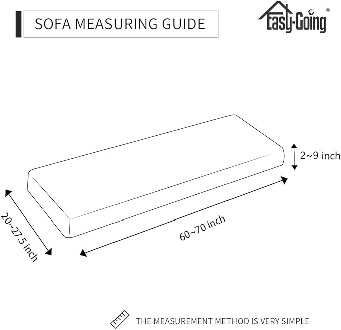 Easy-Going Stretch Cushion Cover Sofa Cushion Furniture Protector Sofa Seat Sofa slipcover Sofa Cover Soft Flexibility with Elastic Bottom(Sofa Cushion, Greyish Green)