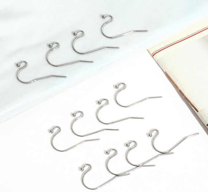 12pcs 20G Pure Titanium Earrings Hooks Ball Dot Ear Wires Hypoallergenic DIY Earrings Findings for Jewelry Making