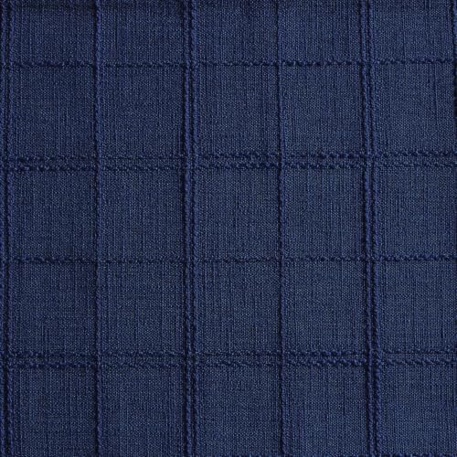 ZeeMart Linen Checked Farmhouse Table Runner, 13x90 Inches Navy Blue - Image 7