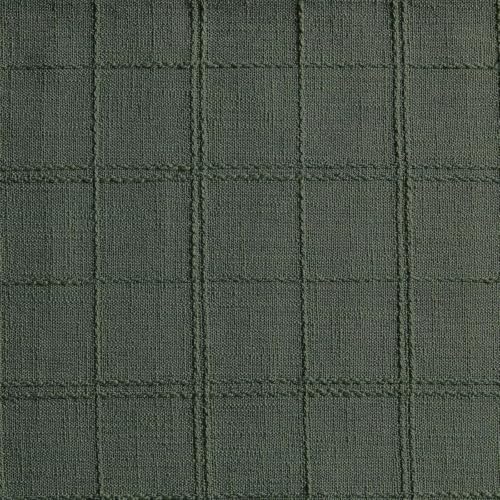 ZeeMart Linen Checked Farmhouse Table Runner, 13x60 Inches Army Green - Image 7