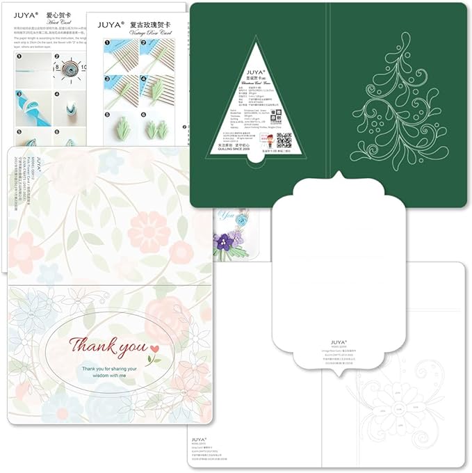 JUYA Quilling Greeting Card Making Kit Mega Pack 10 Different Kits