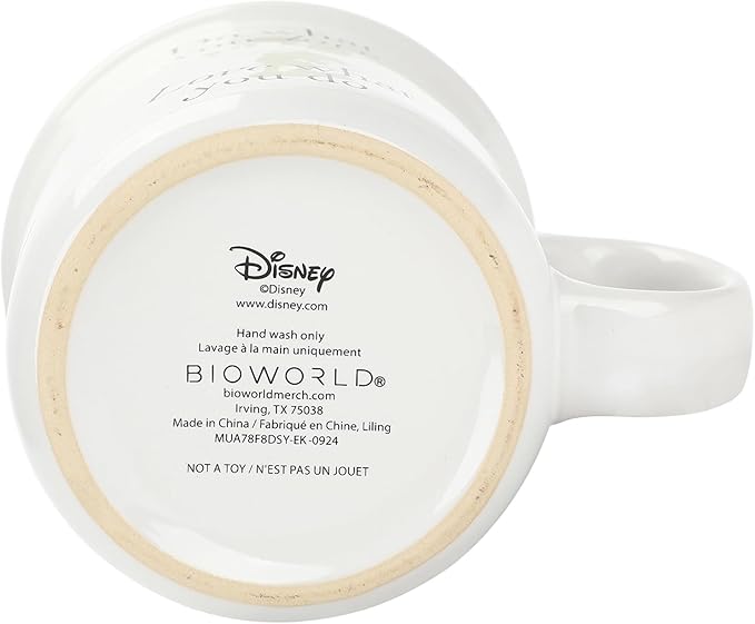 Disney Mickey Mouse Do What You Love 16 Oz White Ceramic Mug