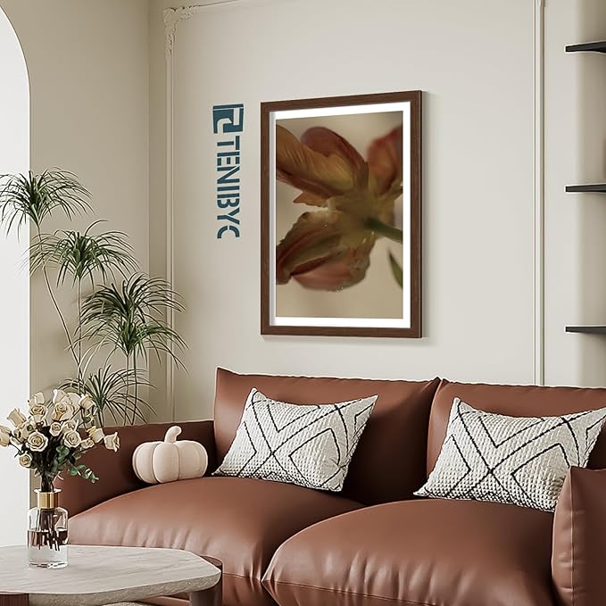 Picture Frame 4 Pack - Solid Wood Poster Photo Frame - Woodgrain Series - Room, Office, Gallery, Studio Display - Wall Hanging