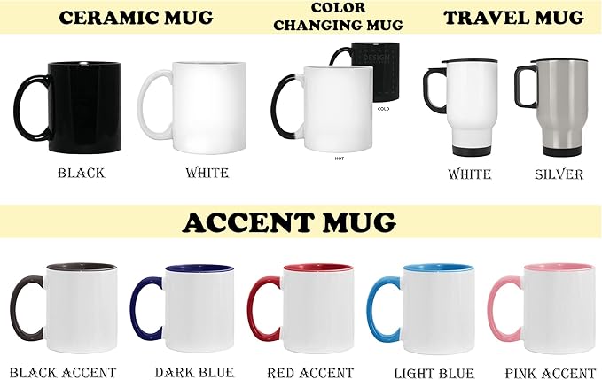VanLich Shop Personalized Cute Pig Changing Color/Accent Coffee Mug – Animal Design Mug