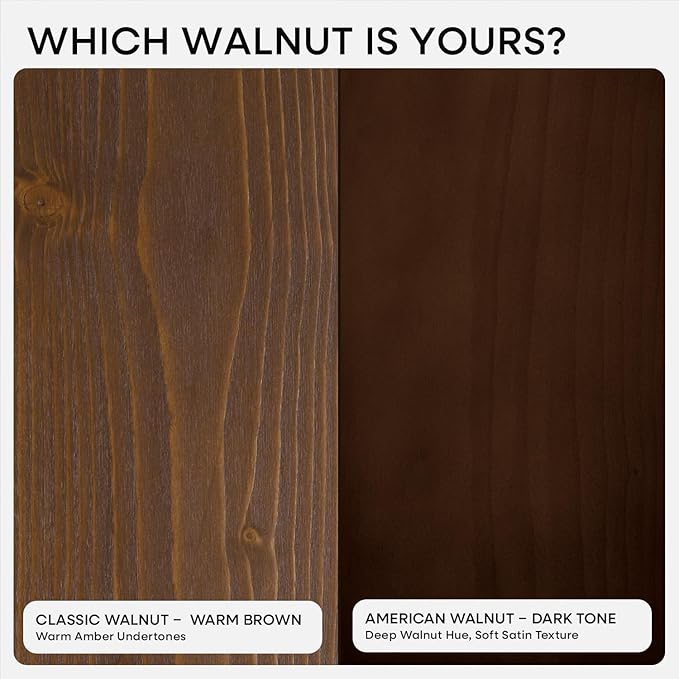 Homeforia Classic Walnut 60 inch Floating Shelf, High End Solid Real Wood Small 60inch Floating Shelves for Wall Mounted, 60in Floating Shelves, Heavy Duty Bracket, 60 X 6.5 X 1.75 inches, Set of 2