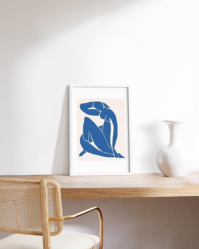 HAUS AND HUES 12x18 White Aluminum Poster Frame - Vertical & Horizontal Hanging, Shatterproof Plexiglass - Ideal for Home, Room, Office (12x18 in, White)
