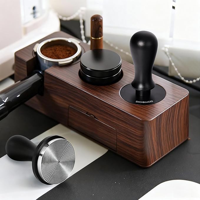 54mm Espresso Tamper, Spring Loaded Coffee Tamper Tool, Stainless Steel Calibrated Espresso press Tool for Breville Series 54mm Portafilter Basket, Barista Coffee Accessories