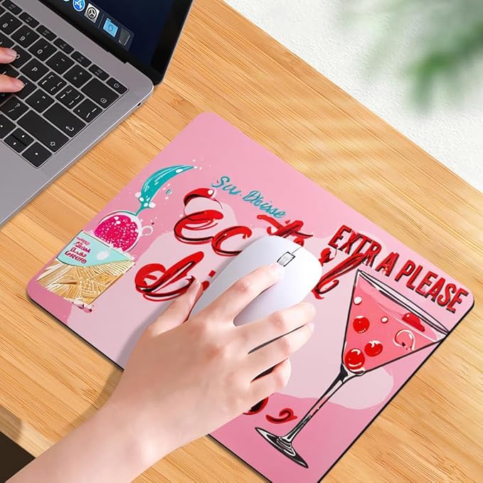 Extra Dirty Please Fun on Weekdays Texture Mouse pad, Square Waterproof and Anti Slip Mouse pad for Office laptops