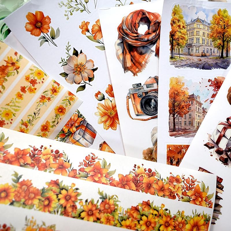 Alideco 20pcs Vintage Scrapbook Stickers Europe and The United States Figure Flowers Sticker Book for Adults Sticker journaling Stickers for Scrapbooking (wenroudewanfeng) - Image 7