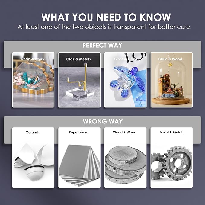 UV Resin Kit with Light, 100g UV Resin with Rechargeable 395NM UV Flashlight, Fast Curing in Seconds, UV Glue Adhesive for Bonding Jewelry, Plastic, Glass Repair, w/Mat, Gloves, Storage Bag
