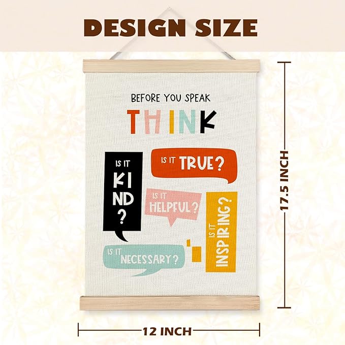 LUVADIAN Classroom Posters, Mistakes Are Proof Poster Hanger Frame, Boho Classroom Decor, Educational Wall Art for Kids Room Classroom Playroom, Teacher Office Decor, 12x16 Inches Set of 2