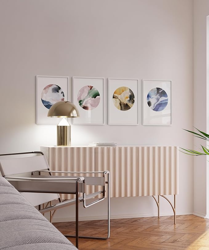 HAUS AND HUES 18x24 White Metal Picture Frames - Features Premium Aluminum, Vertical & Horizontal Hang, Shatterproof Plexiglass - Perfect for Home, Room, Office (18x24 in, White, Set of 15)